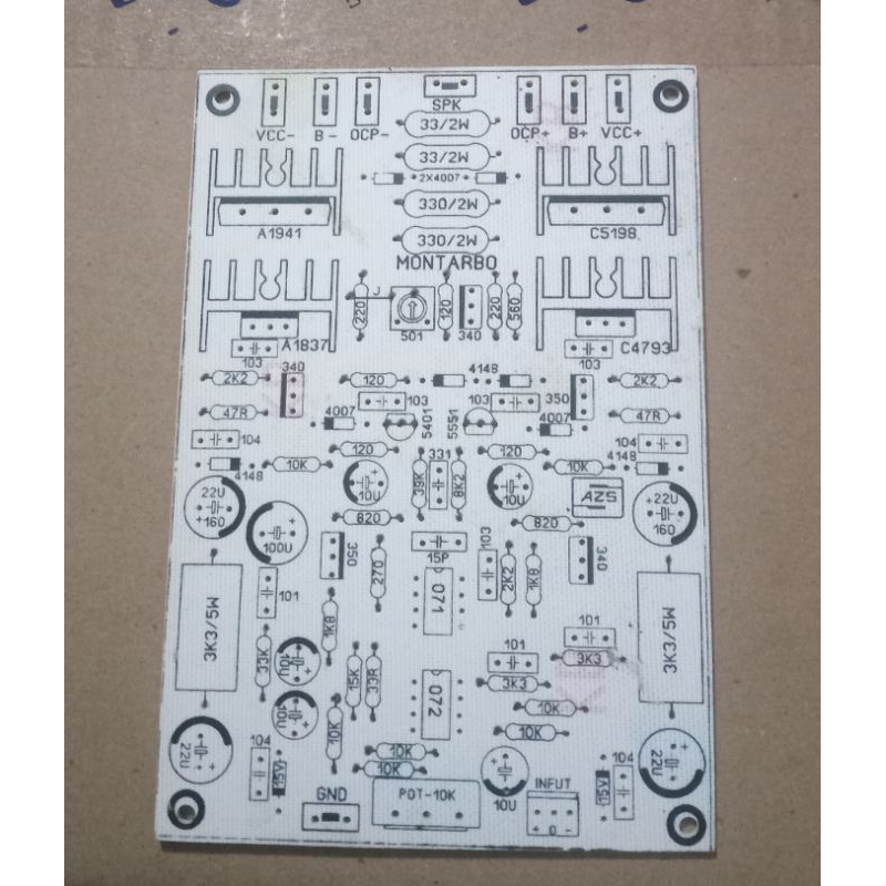 Montarbo Italy Giant Fiber Power PCB | Shopee Philippines