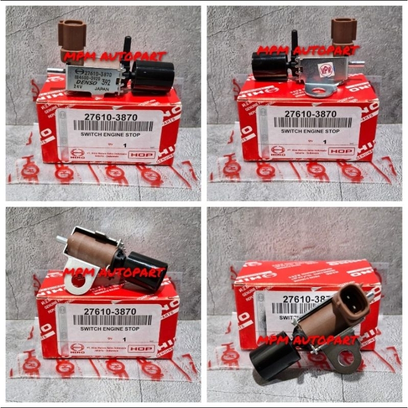 MESIN Switch engine stop 24v switch engine killer dyna hino dutro ht130 ...