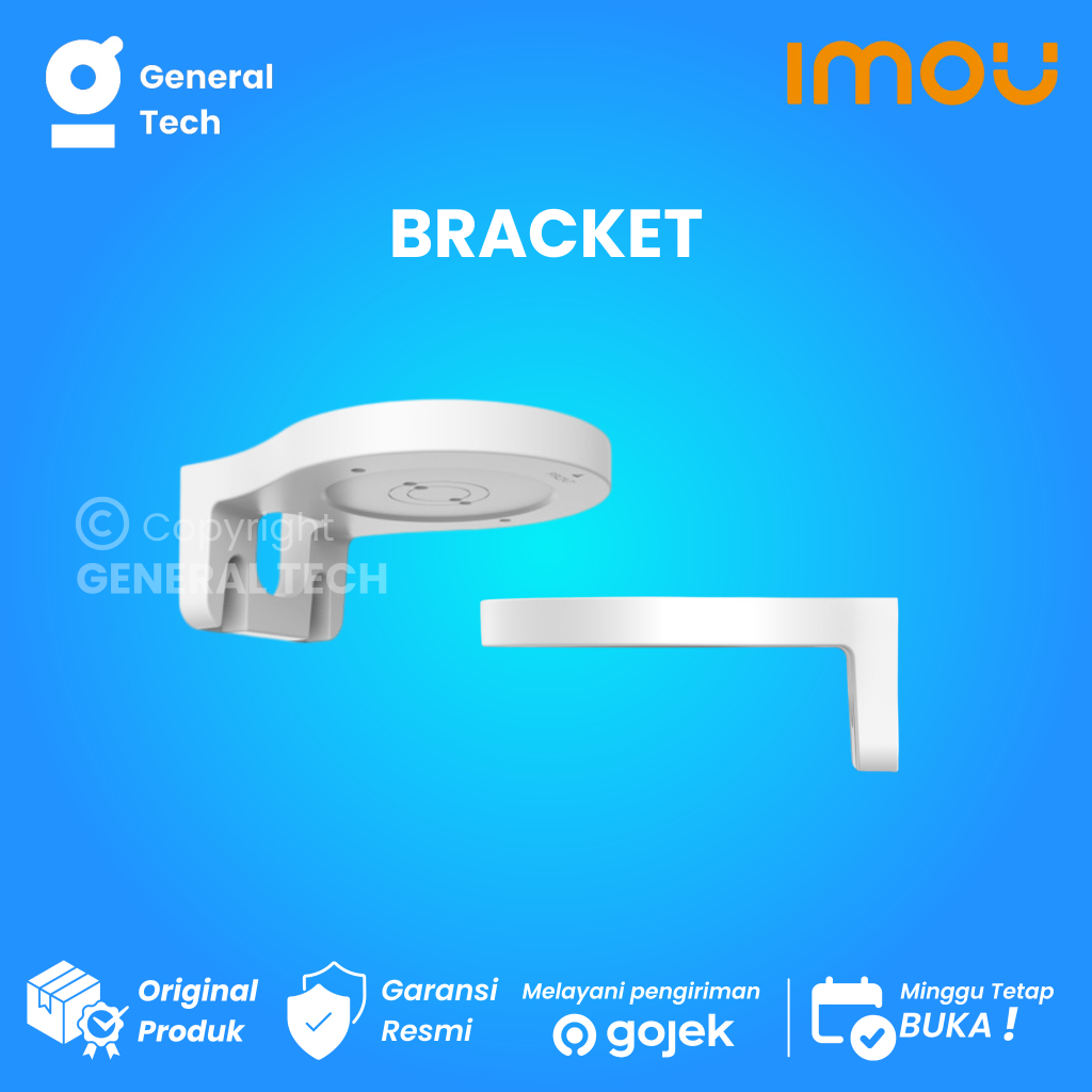 Imou Indoor CCTV WALL Bracket WALL MOUNT RANGER & TURRET | Shopee ...