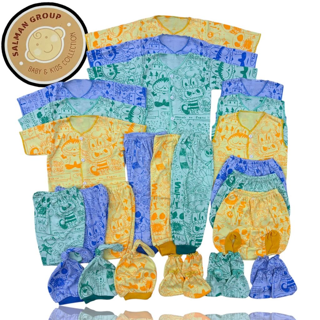 CONTENTS 27 Pcs Complete Birth Package for clothes, pants, hats, gloves ...