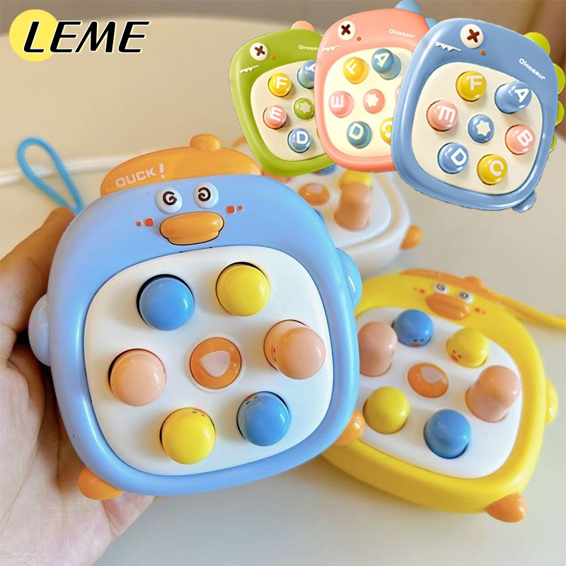 GANTUNGAN Leme Pop It Quick Push Game Console Push Electronic Mini Pop ...