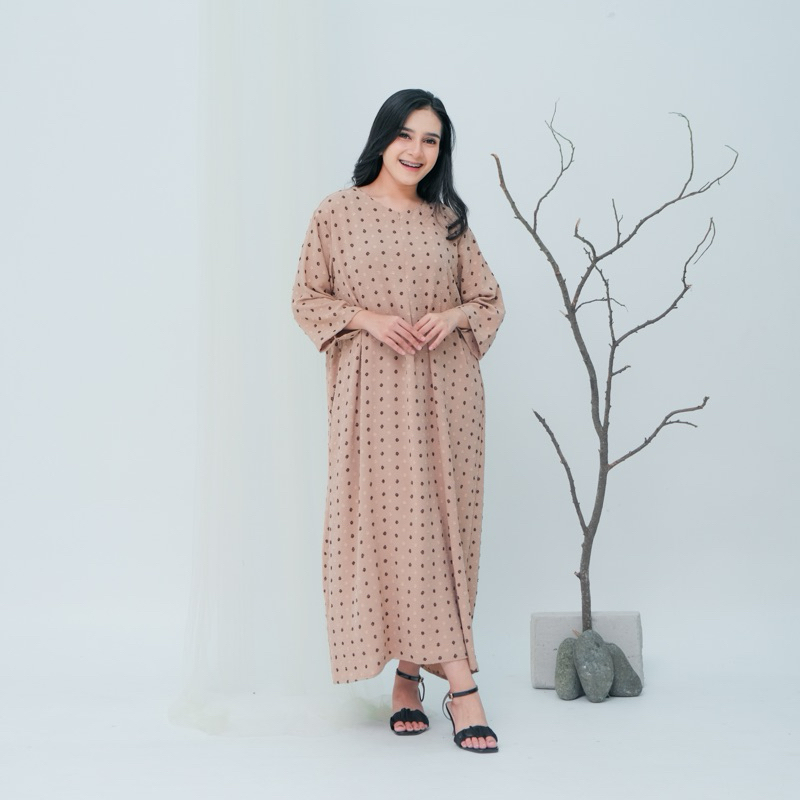 DASTER MOTIF URAGIRI KRINKLE LONG DRES BUSUI DASTER KEKANIAN DASTER ...