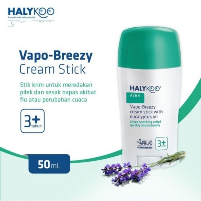 Halykoo Breezy Cold & Shortness Reliever Cream Stick 50ml - Children's 