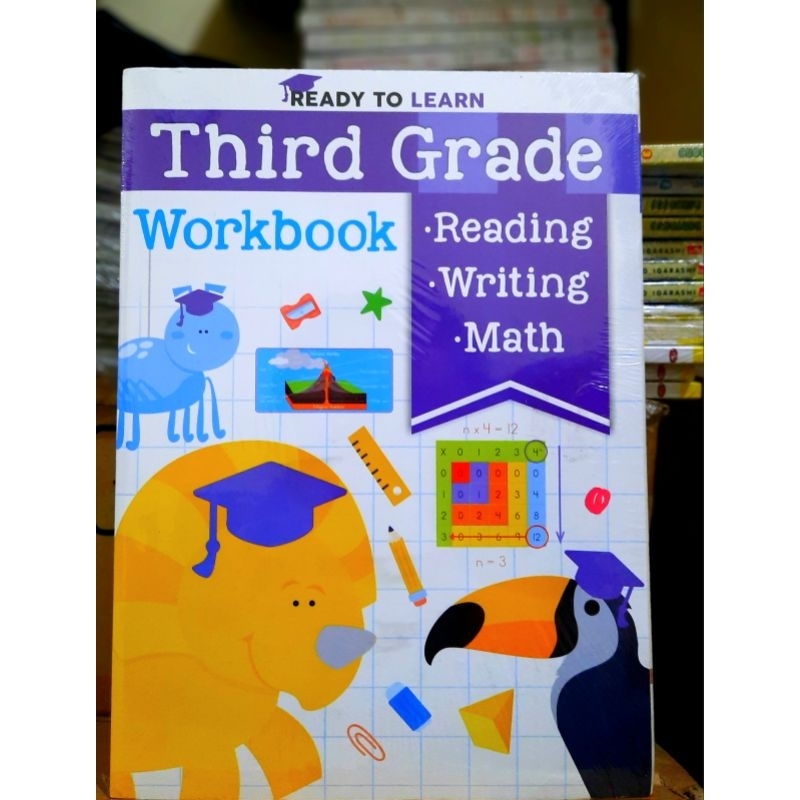 Ready To Learn Third Grade Workbook - Reading, Writing, Math | Shopee ...