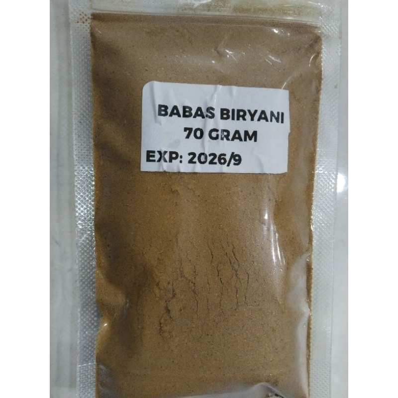 BACIS BRIYANI SPICE Repack 70 GRM EXP 9/2026 | Shopee Philippines