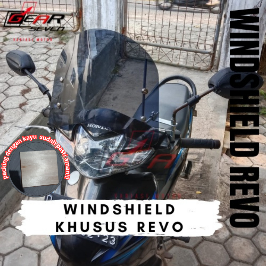 Universal Motorcycle Windshield Rayben Motor Revo Revo Fi Revo Abs Revo ...