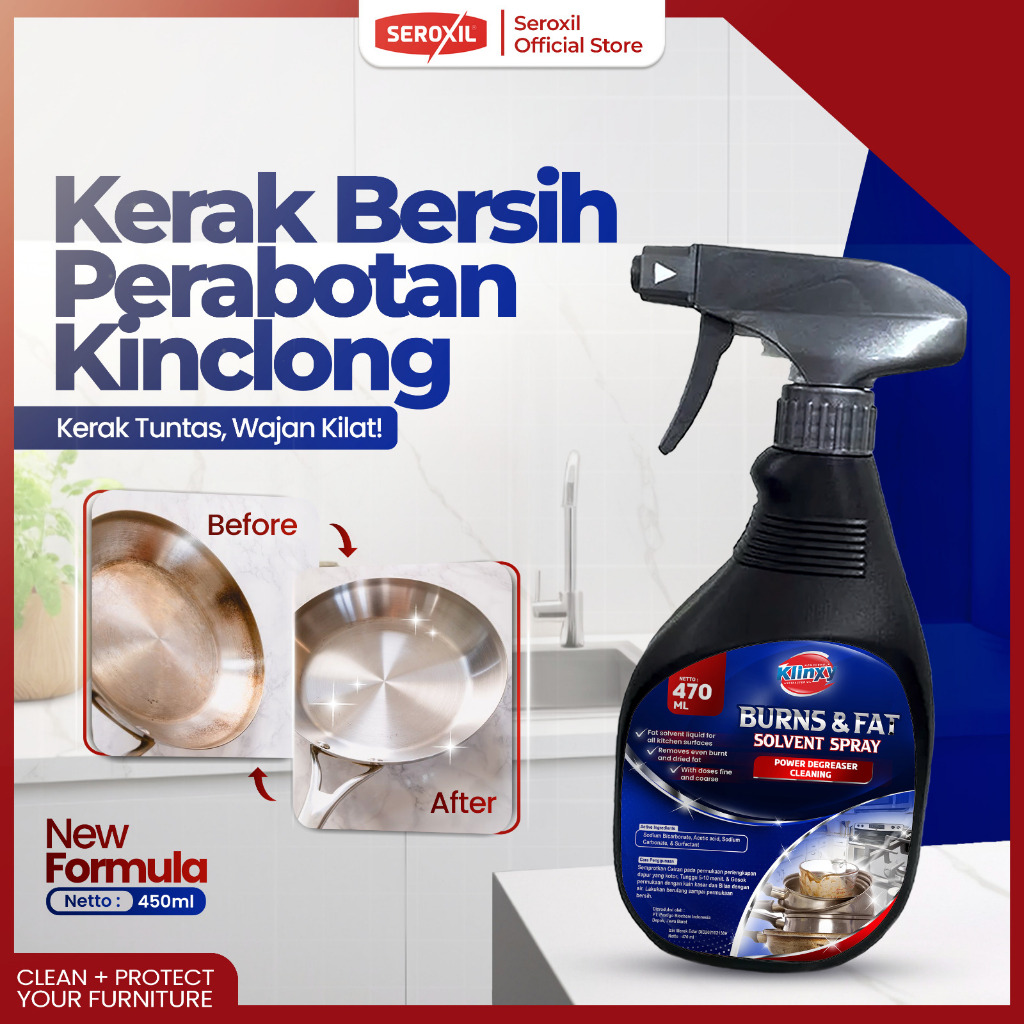 Black Furniture Pan Cleaner Stainless Steel Pan Scale 470ml | Shopee ...