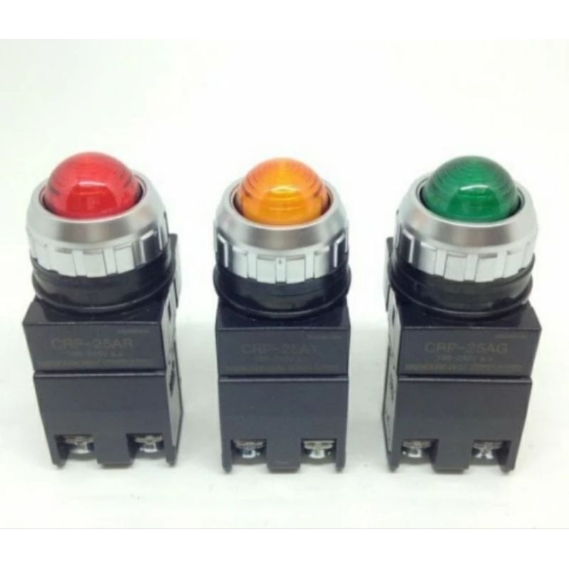 MERAH HIJAU Pilot Lamp Brand Hanyoung Type Nux CRP25 Red Yellow Green