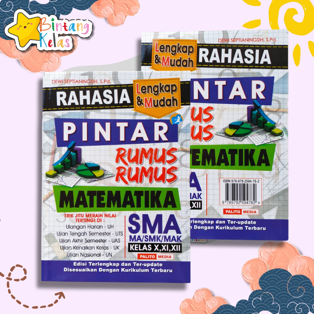 Complete AND EASY SECRET BOOK: SMART MATHEMATICS FORMULA FOR SMA/MA/SMK ...