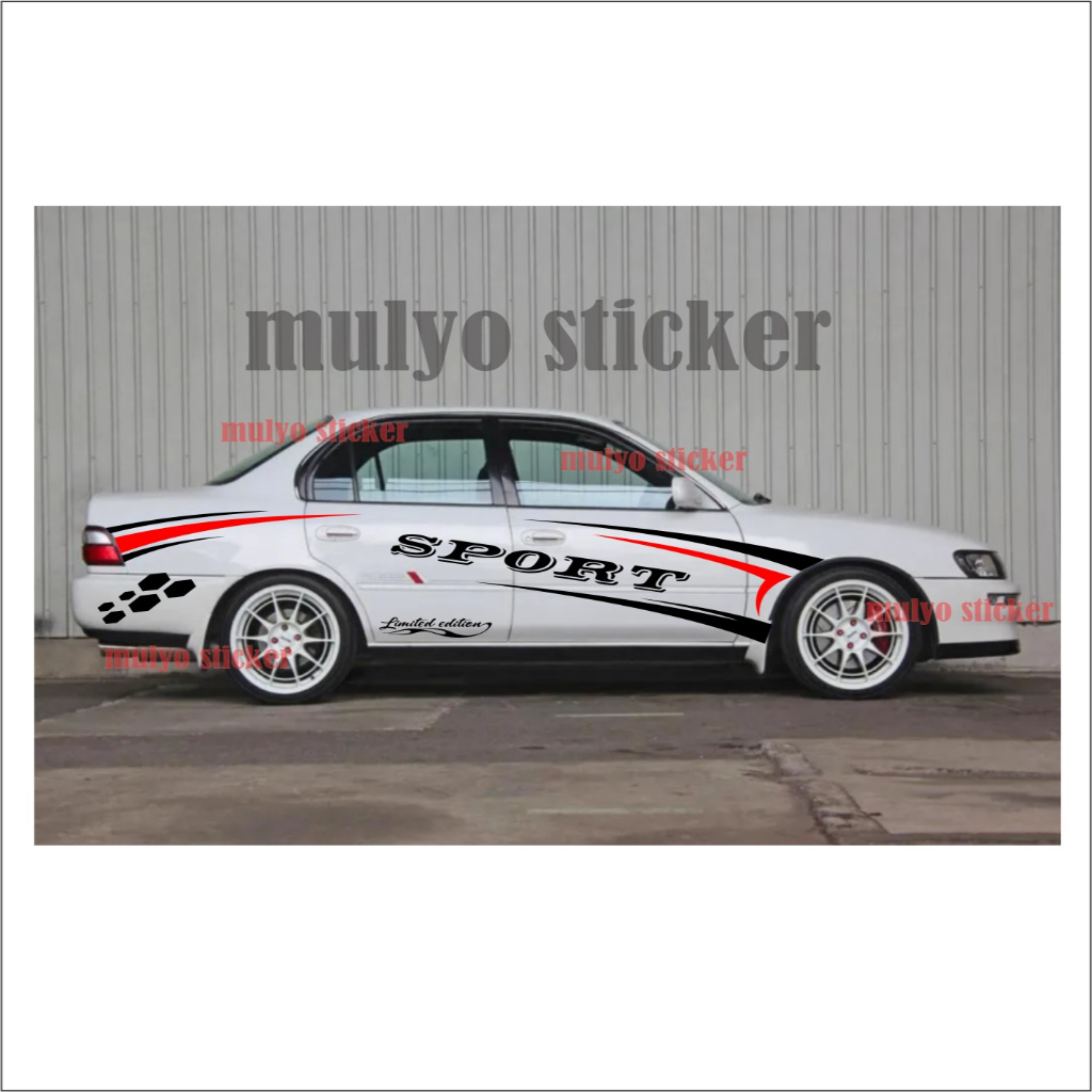 Corolla vios civic sedan Car Sticker New cutting Sticker | Shopee ...