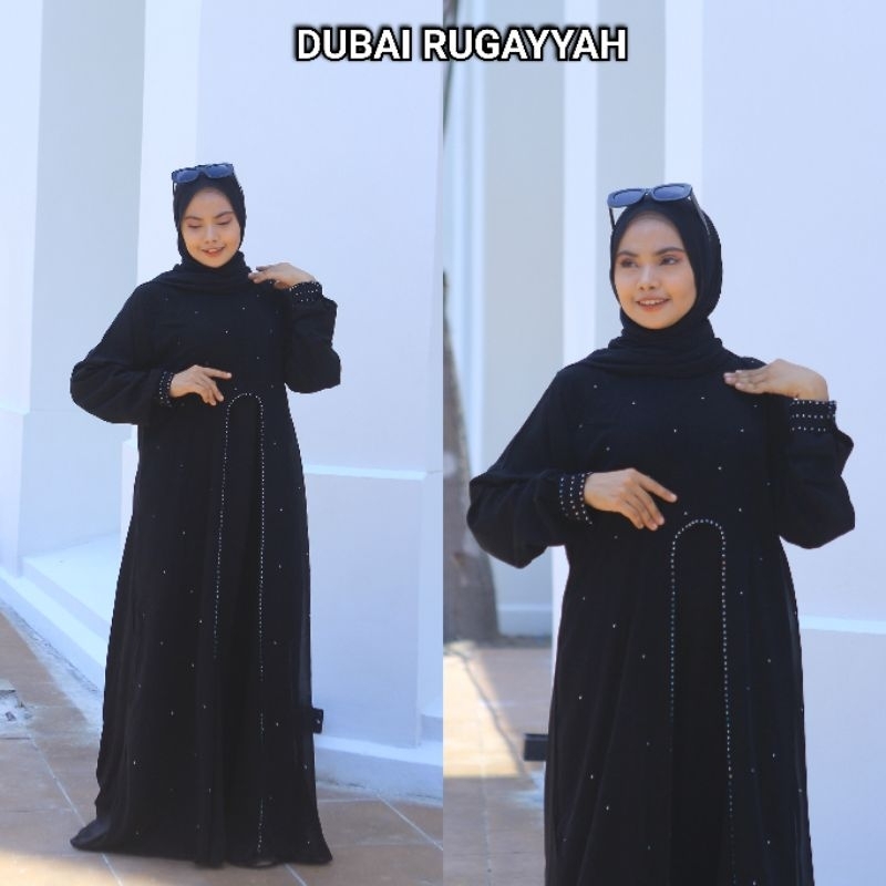 Free shipping black abaya wholesale center dubai rugayyah rugayah ...