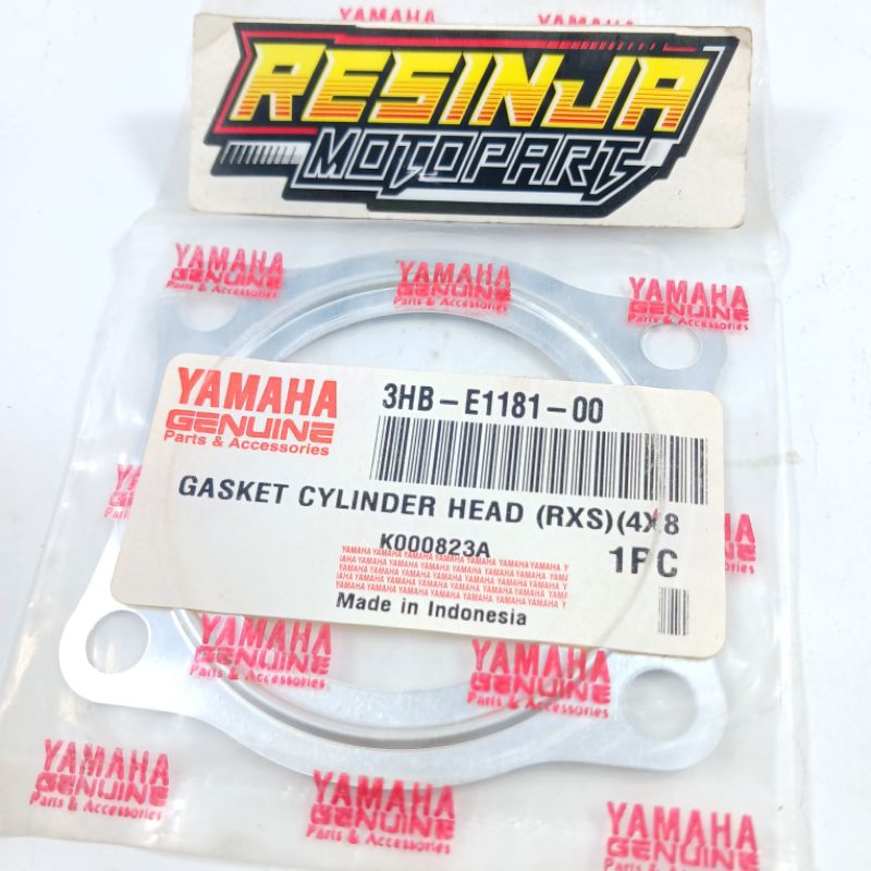 Packing Perpak Gasket Gasket Upper Cylinder Head Block Yamaha Rxs Rx ...