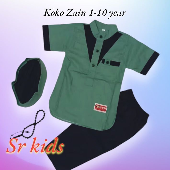 Muslim Wanset for Boys Tops and Bottoms for Children 2 Sets for ...
