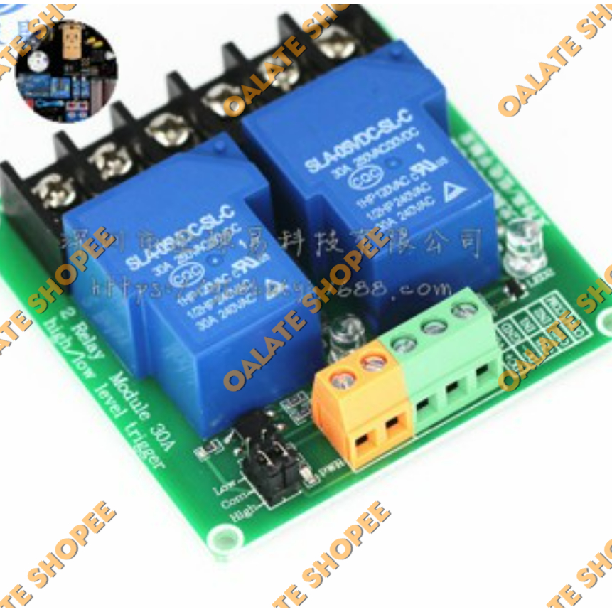 New Part Relay Module 2 Channel 5V Relay Module Optocoupler Expansion ...