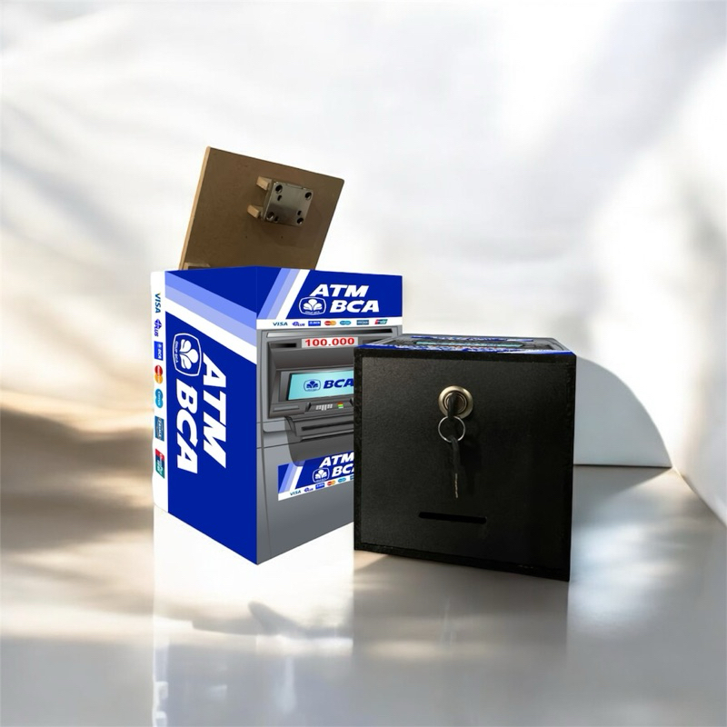 MESIN Large Jumbo Attractive Viral Padlock Key ATM Machine Savings ...