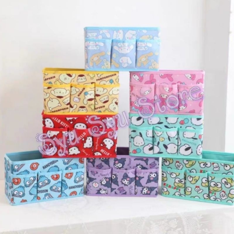 Mini Pocket Folding Box Hello Kitty Cinnamoroll Kuromi My Melody ...