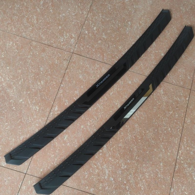 HITAM Rear sill plate for trunk door for Mitsubishi xpander facelift ...