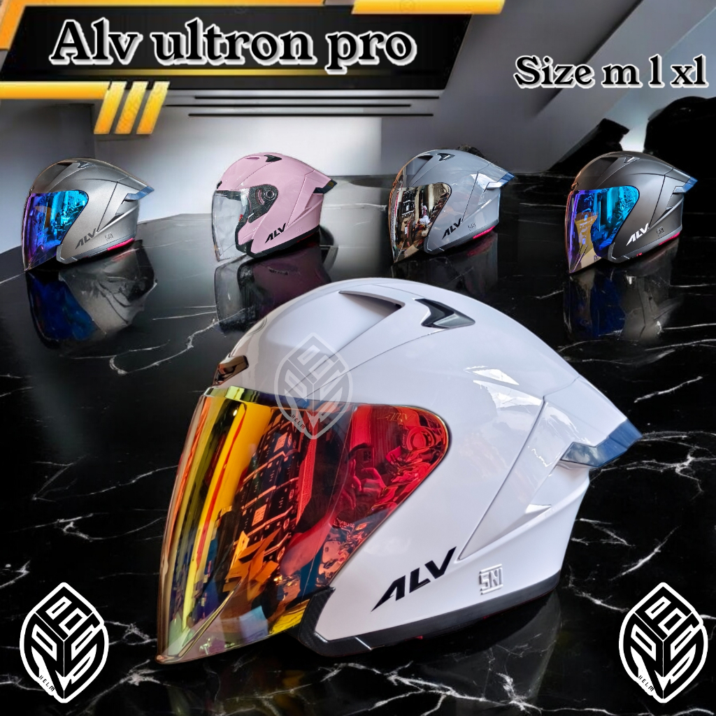 ALV ULTRON PRO SOLID HELMET|Latest Half face, all color variants ...