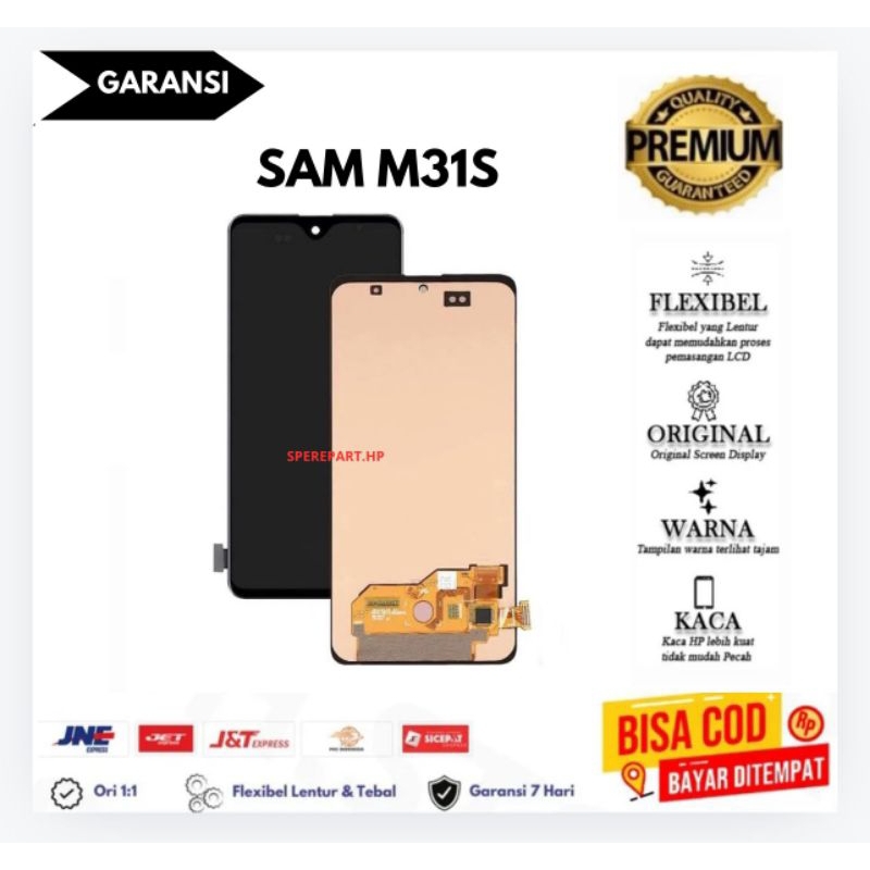 Lcd TOUCHSCREEN SAM M31S FULLSET ORIGINAL/LCD ORIGINAL SAM M31S ...