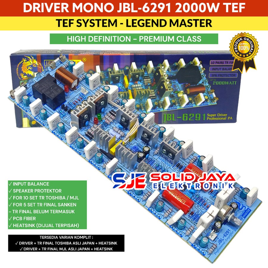 JBL 6291 SUPER DRIVER KIT JBL-6291 JBL6291 UP TO 2000W WITHOUT TR FINAL ...