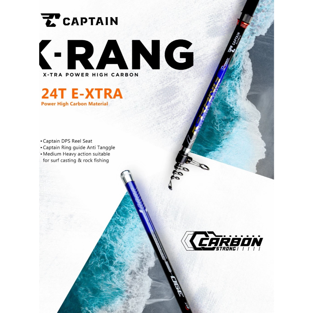 Captain K-rang Carbon Surf Rod 360cm 390cm 420cm 450cm | Shopee Philippines