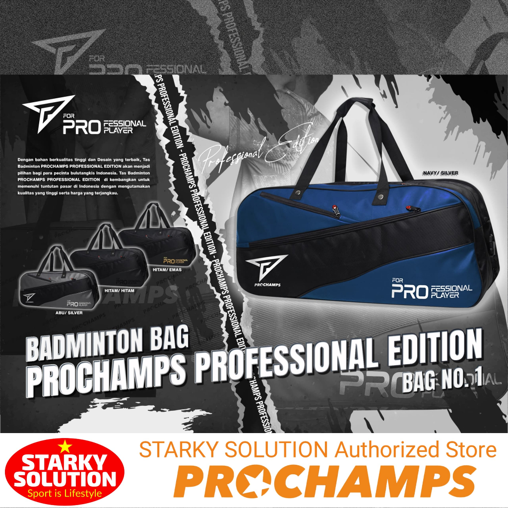 PROCHAMPS PROFESSIONAL EDITION No. 1 Badminton Tennis Padel Squash ...