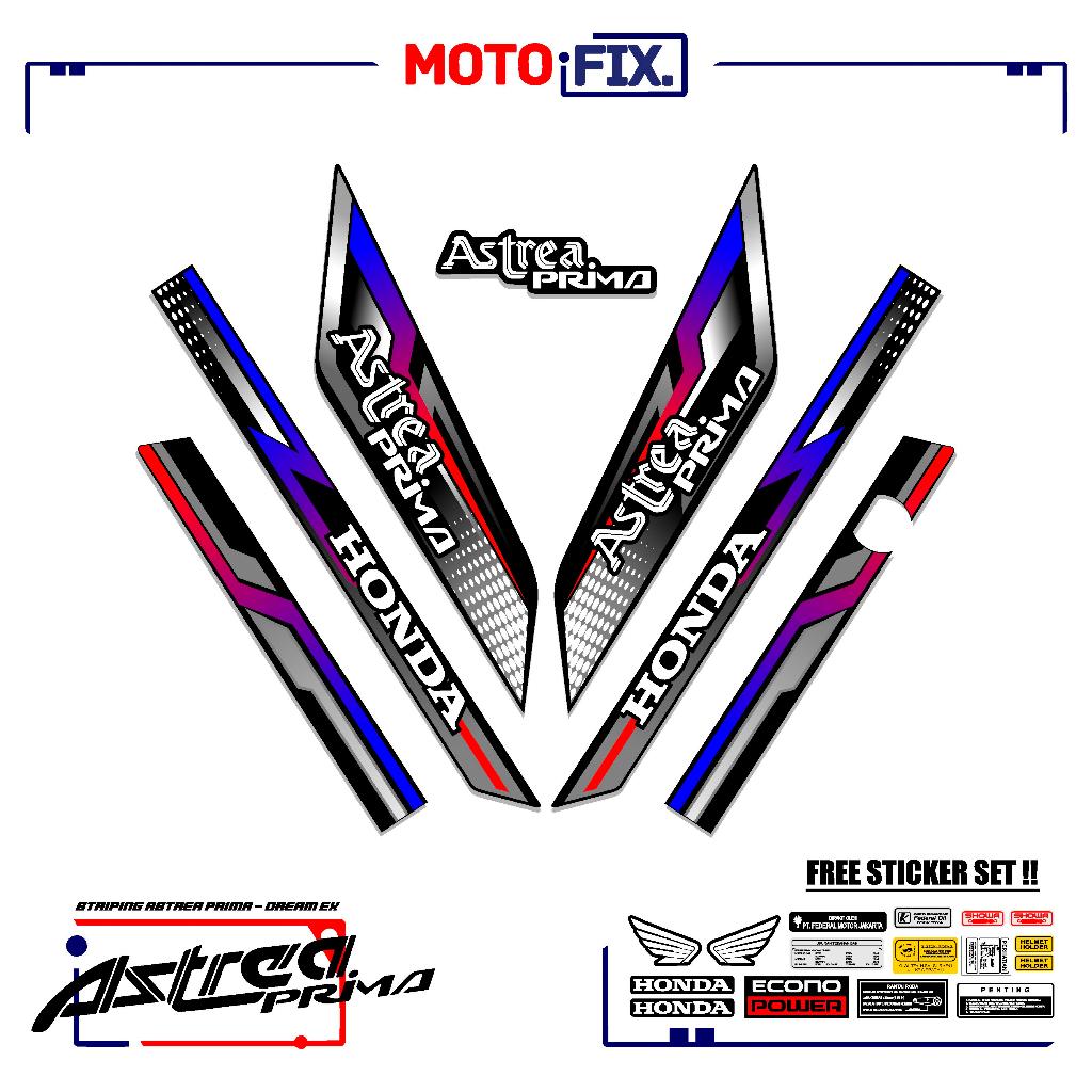 ASTREA PRIMA VARIATION MOTORCYCLE STRIPING MT3/ EX5 DREAM/ STAR ...