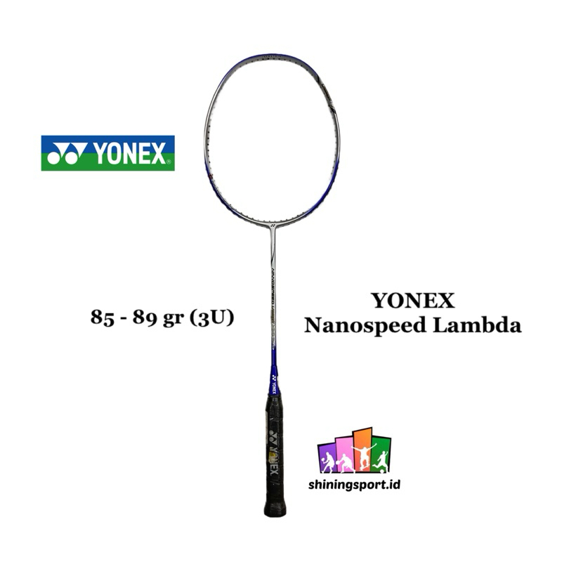 Yonex Nanospeed Lambda Badminton Racket (+ Free Towel Grip 2 pcs ...