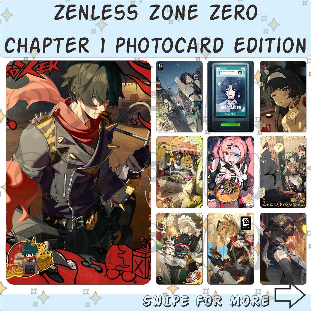 Zenless ZONE ZERO CHAPTER 1 PHOTOCARD ANIME | Shopee Philippines