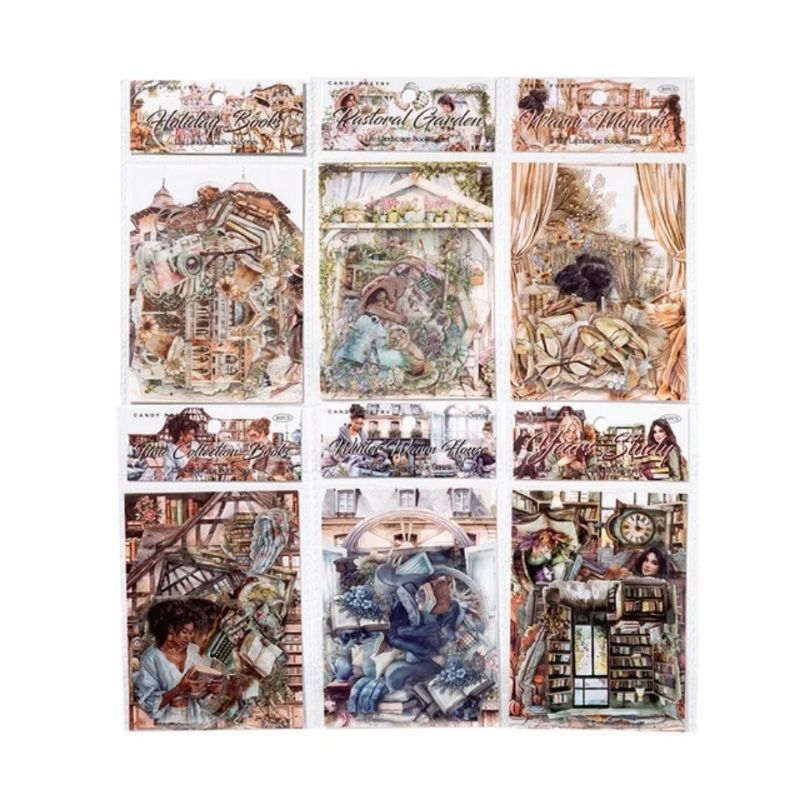 30 sticker packs per pack Garden Landscape Series Garden Theme | Shopee ...