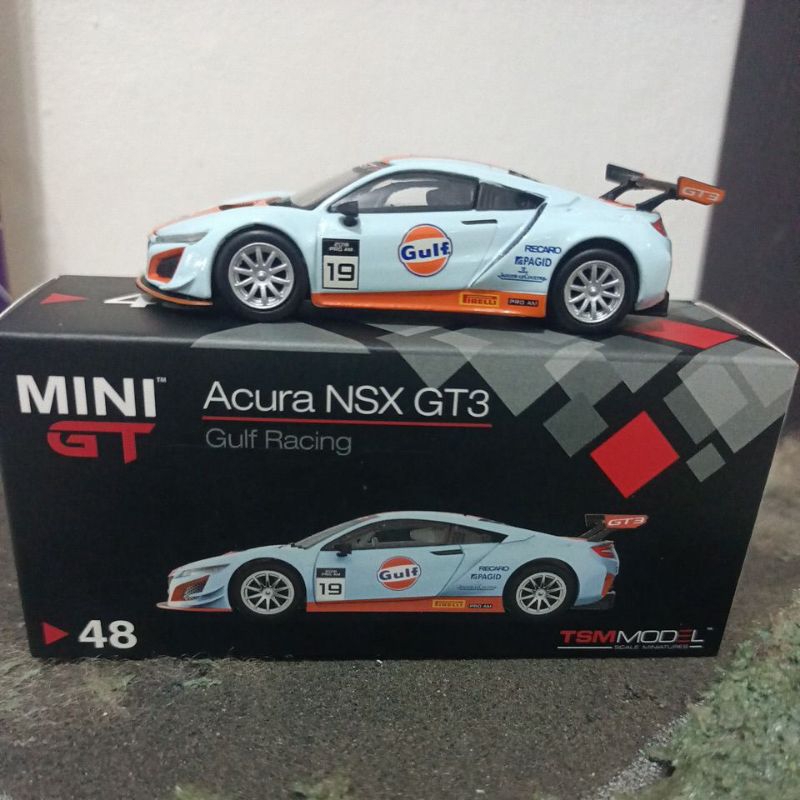 Mini GT 048 Acura NSX GT3 - Gulf Racing (Free Protector) | Shopee ...