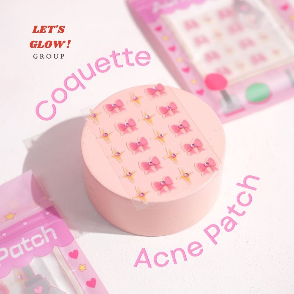 [NEW] BPOM COQUETTE HYDROCOLLOID ACNE PIMPLE PATCH WITH RIBBON AND ...