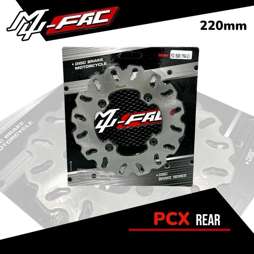 Mufac Honda PCX 220MM Rear Disc Disc, Plain Serrated Model | Shopee ...
