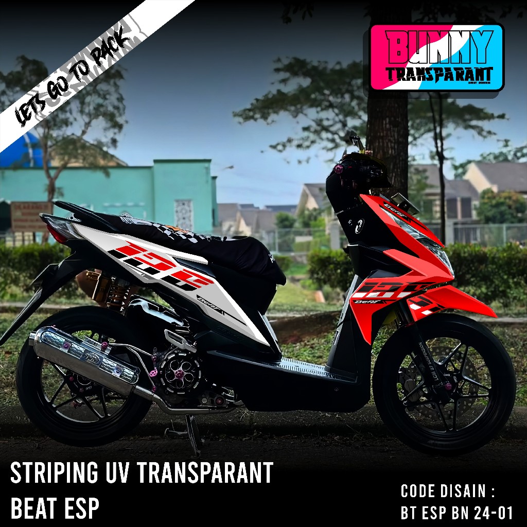 Striping STICKER Transparent BEAT NEW ESP 2016-2017-2018-2019 COSTUM ...