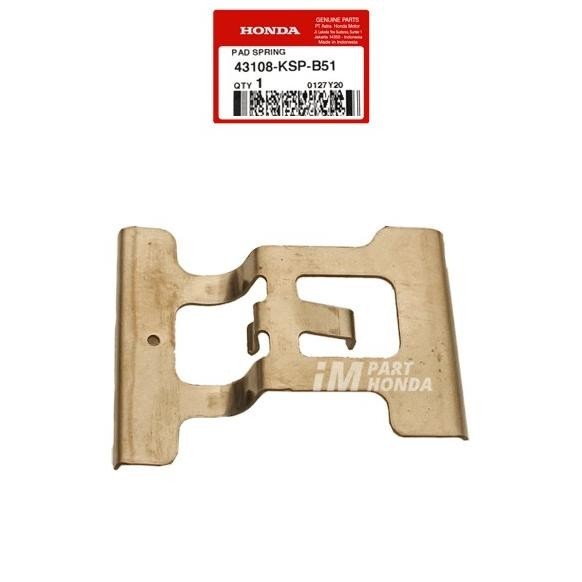 SPRING / PLATE / RESISTANCE REAR DISC BRAKE CAMP CALIPER / PAD SPRING ...