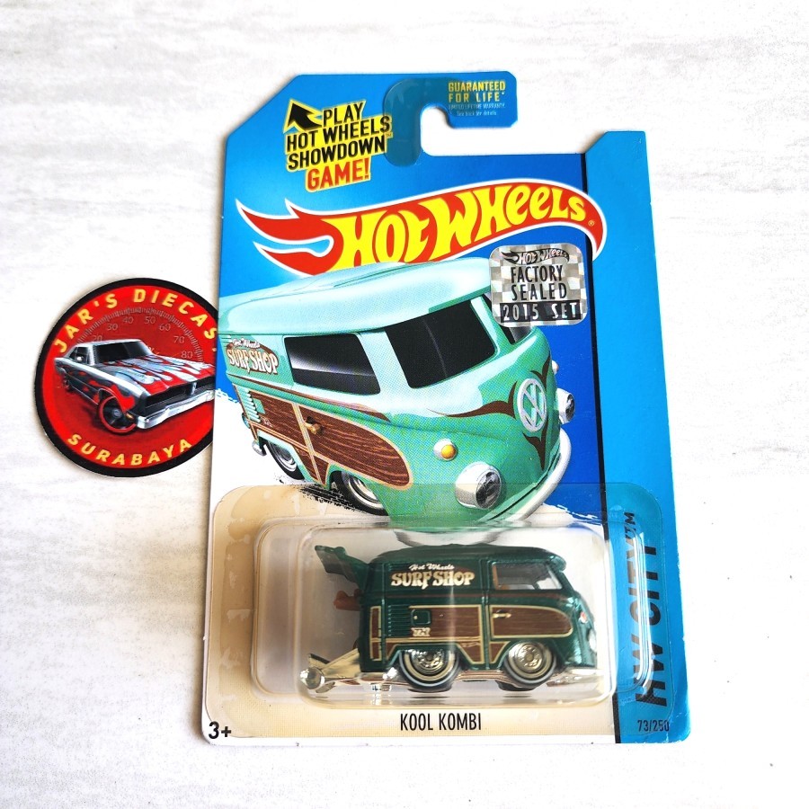 Hotwheels Kool Combi Super Treasure Hunt THS FS 2015 Green Rare ...