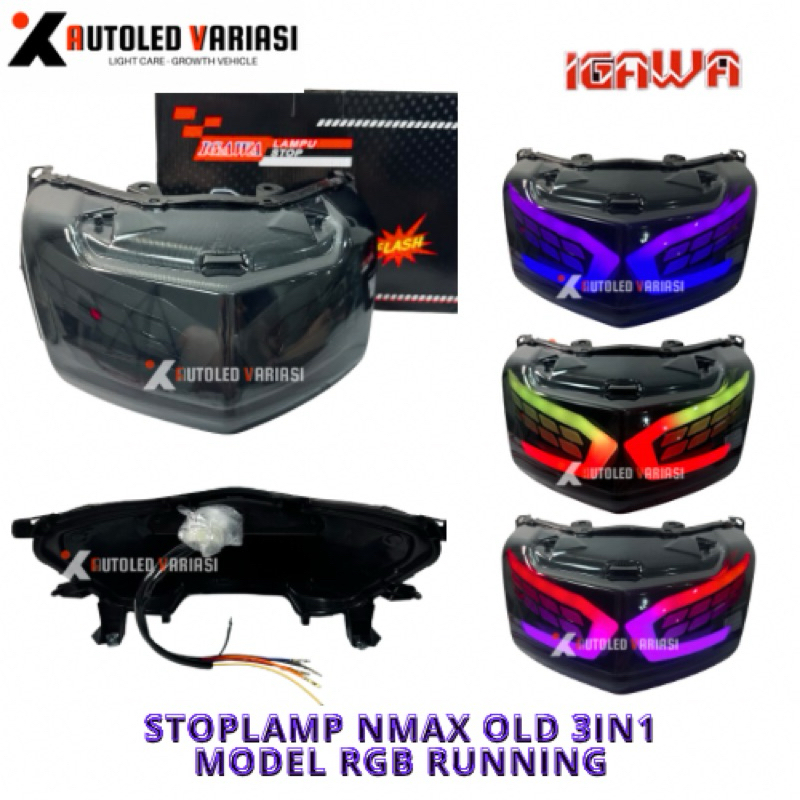 Stop Lamp Nmax Old Lexuss RGB 1 Mode Plus Turn Signal Line Nmax Old 3 ...