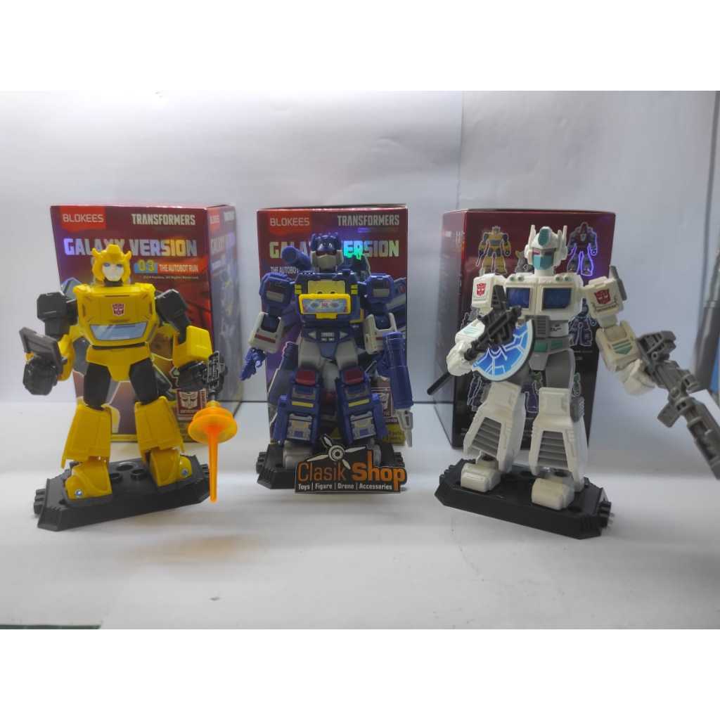 Block Transformers Soundwave Bumblebee Ultra Magnus Galaxy Version Wave