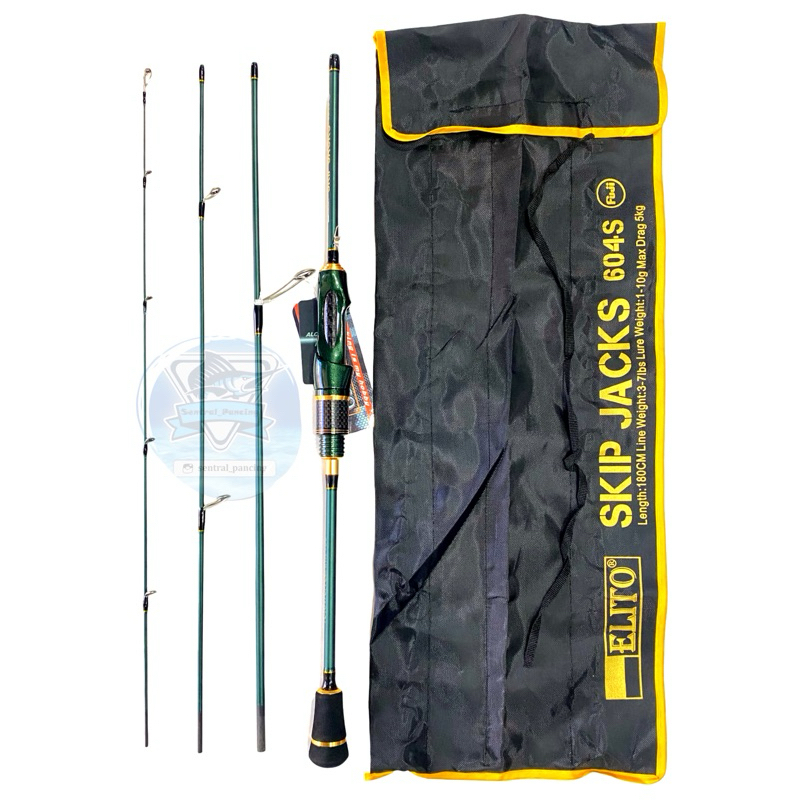 ELITO SKIP JACKS 604S SPINNING TRAVEL ROD | Shopee Philippines