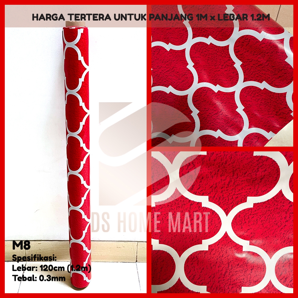 M8 PER METER Carpet Floor Mat Plastic Vinyl METER With A Width Of 1