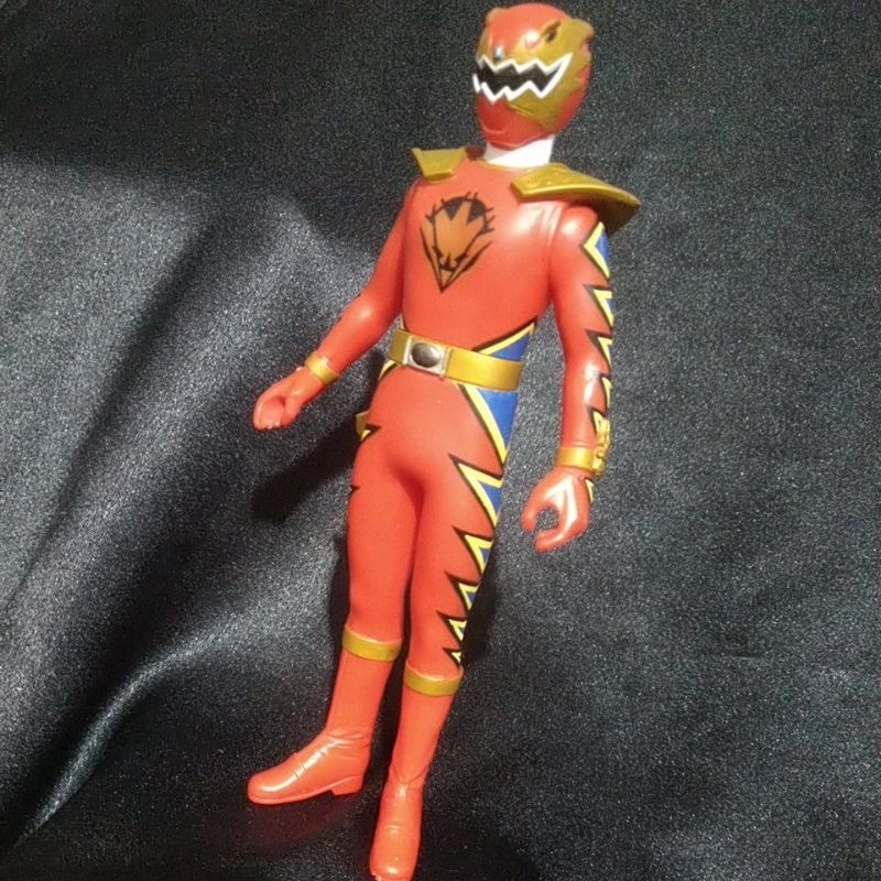 Soft Vinyl Super Sentai AbaRanger Power Ranger Dino Thunder Red Ranger ...