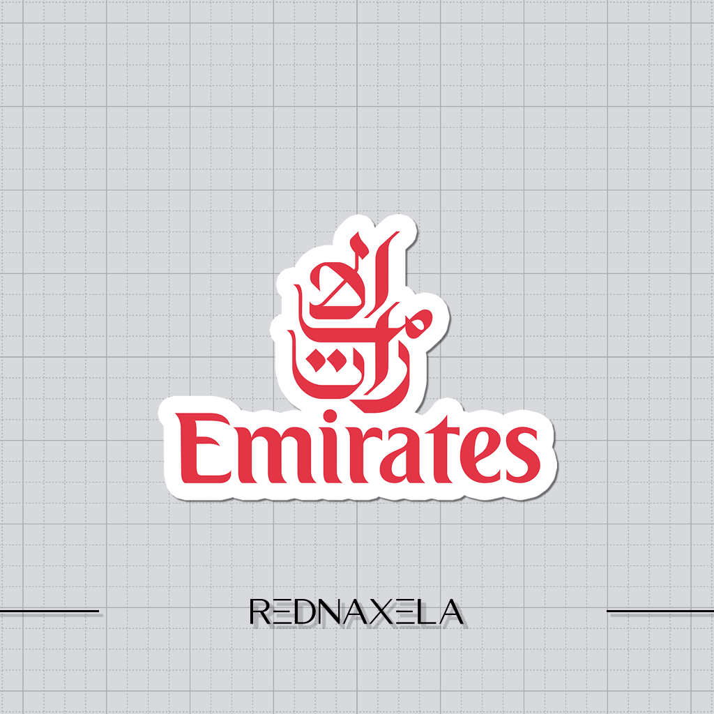 Emirates Airways Vinyl Stickers Outdoor Waterproof Suitcase Stickers ...