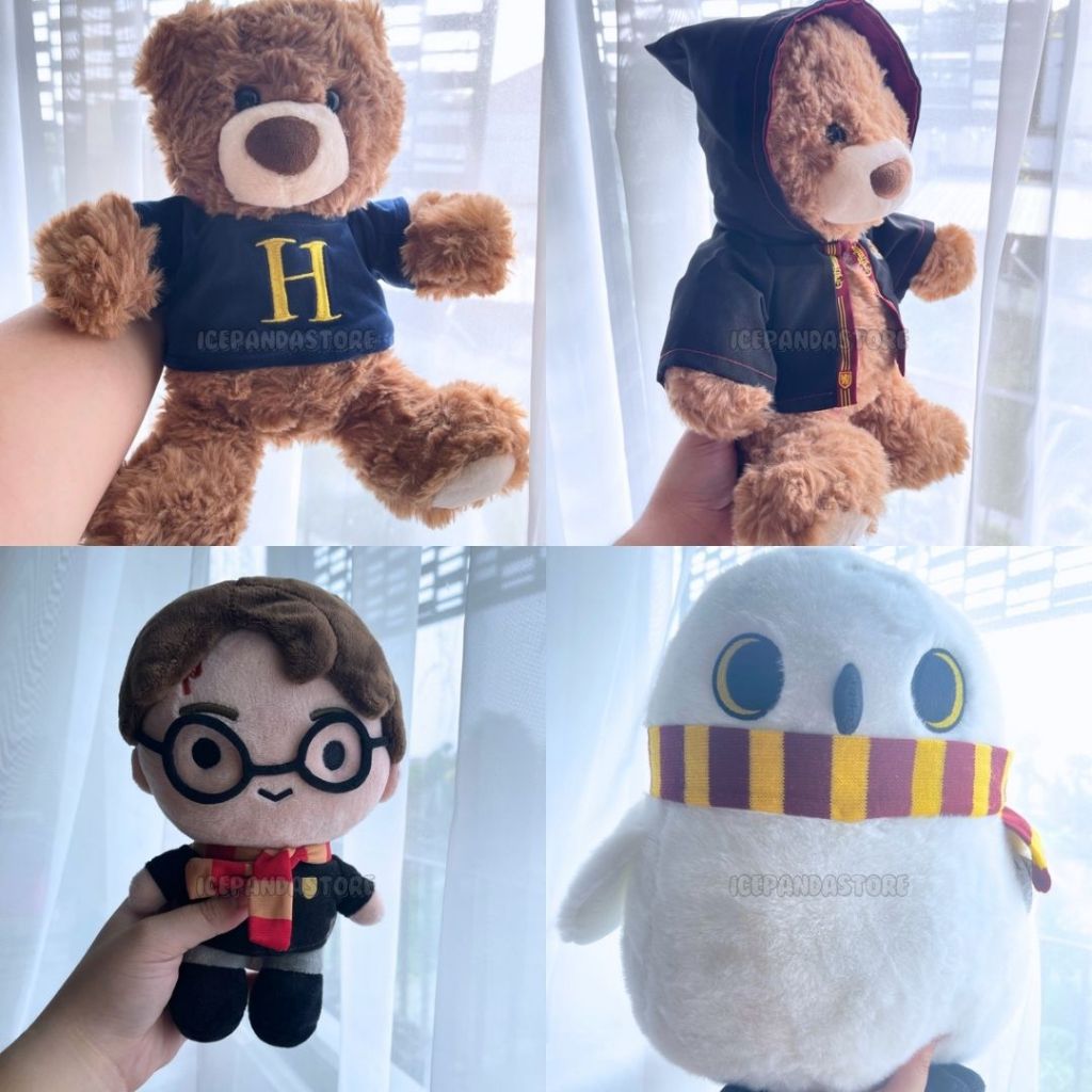 Miniso x Harry Potter Teddy Bear 10 inch Harry Potter Plush Hedwig 14 inch Shopee Philippines