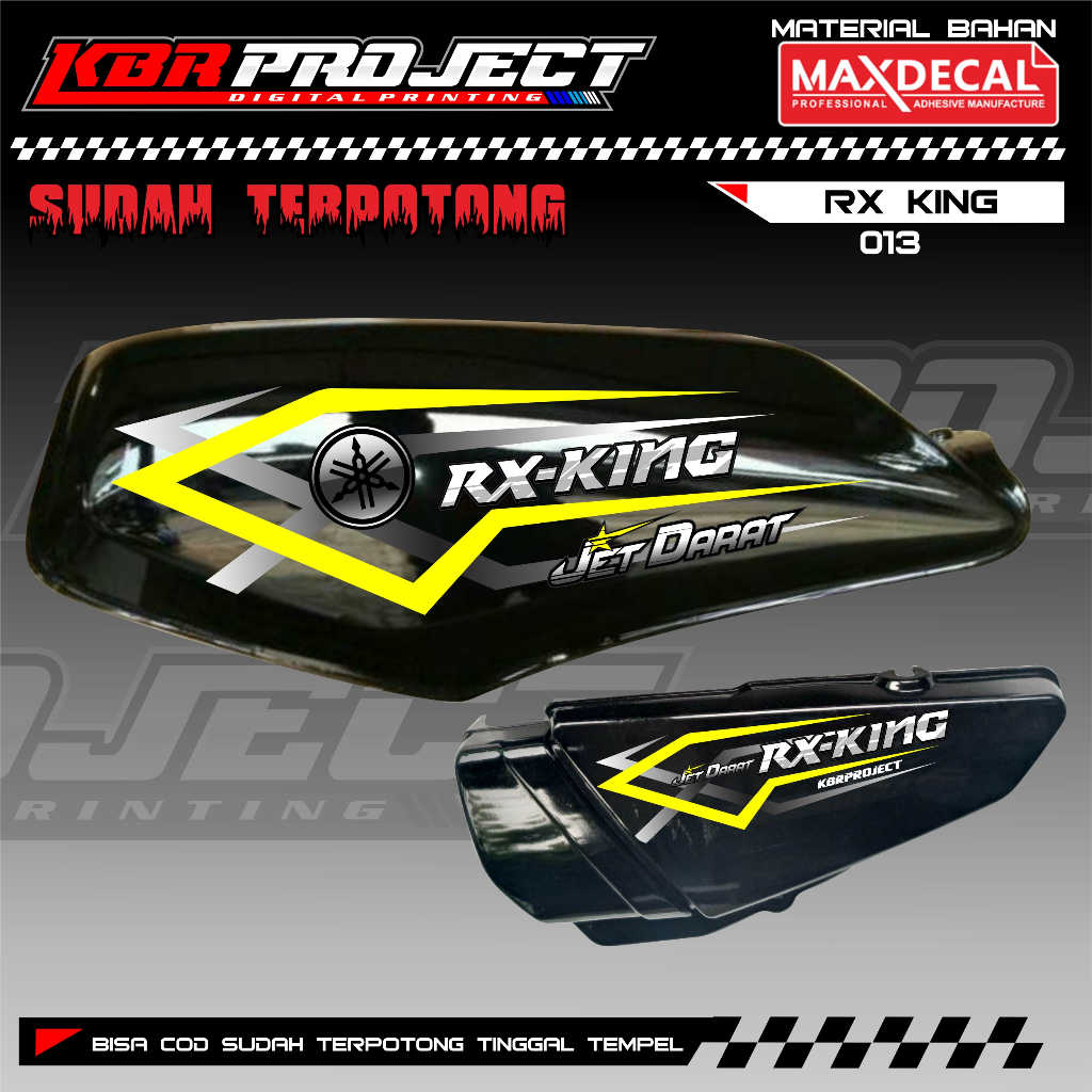 Yamaha RX King Stickers Hologram Vinyl TRANSPARENT HOLOGRAM | Shopee ...