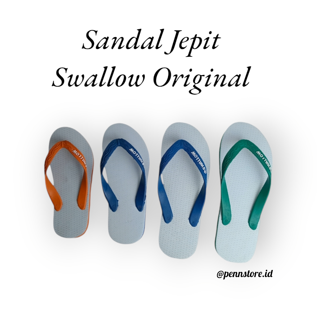 (pcs) Original Swallow Flip Flops (Size 9-12) - Random Color, Cannot ...