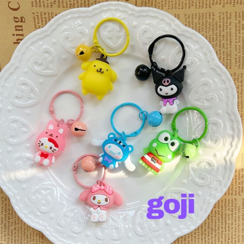 GANTUNGAN Goji Sanrio Keychain Ganci Kuromi Pompurin Cinnamoroll My ...