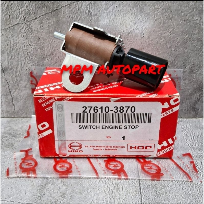 MESIN Switch engine stop 24v switch engine killer dyna hino dutro ht130 ...