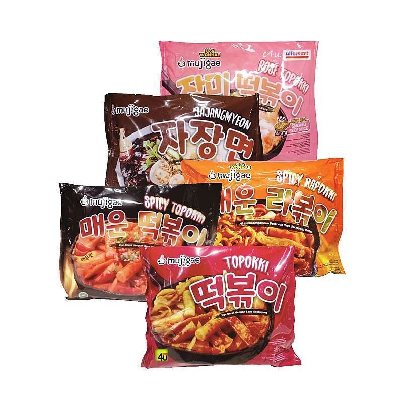 Instant Food Import Korean Import Mujigae 195 Gr Gochujang Rice Cake ...