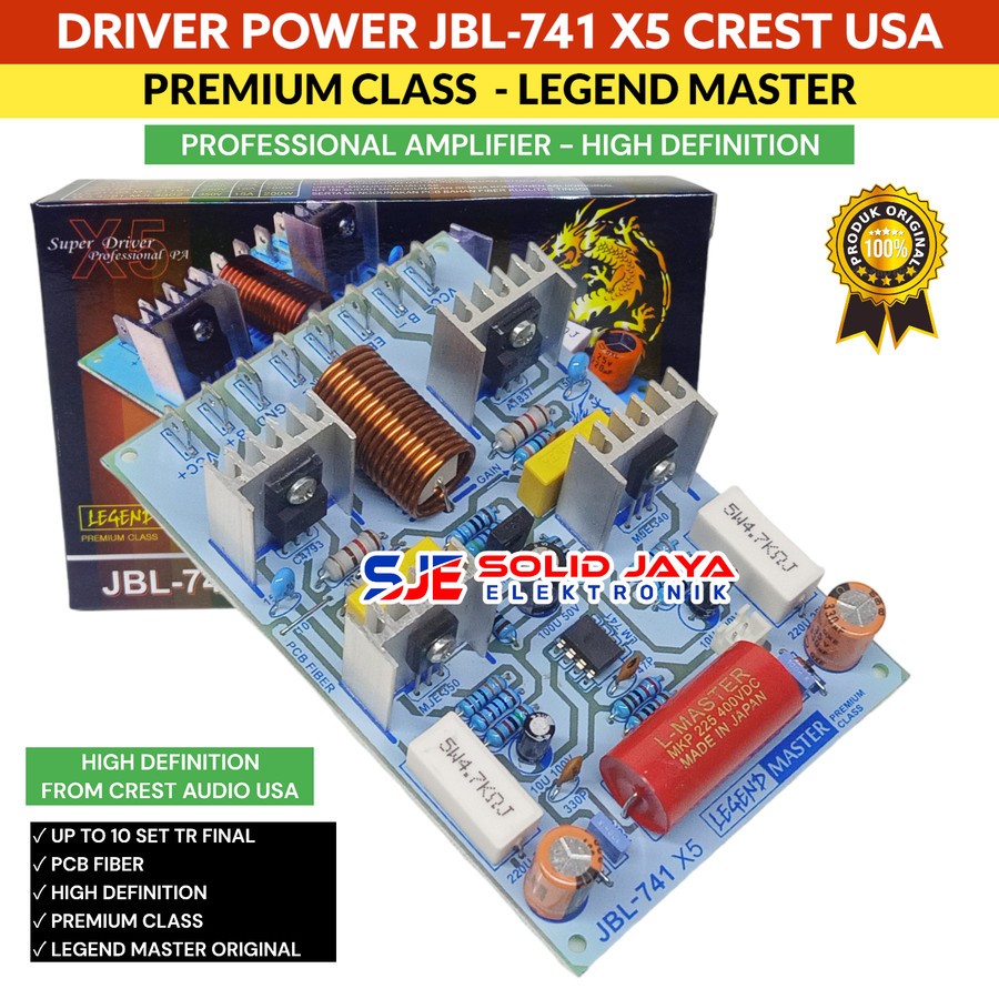 Kit SUPER DRIVER POWER AMPLIFIER JBL 741 X5 JBL-741 | Shopee Philippines