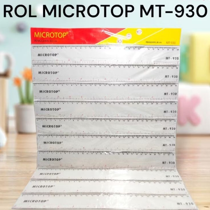 Microtop Roller MT-930/Transparent Ruler Thick/Good | Shopee Philippines